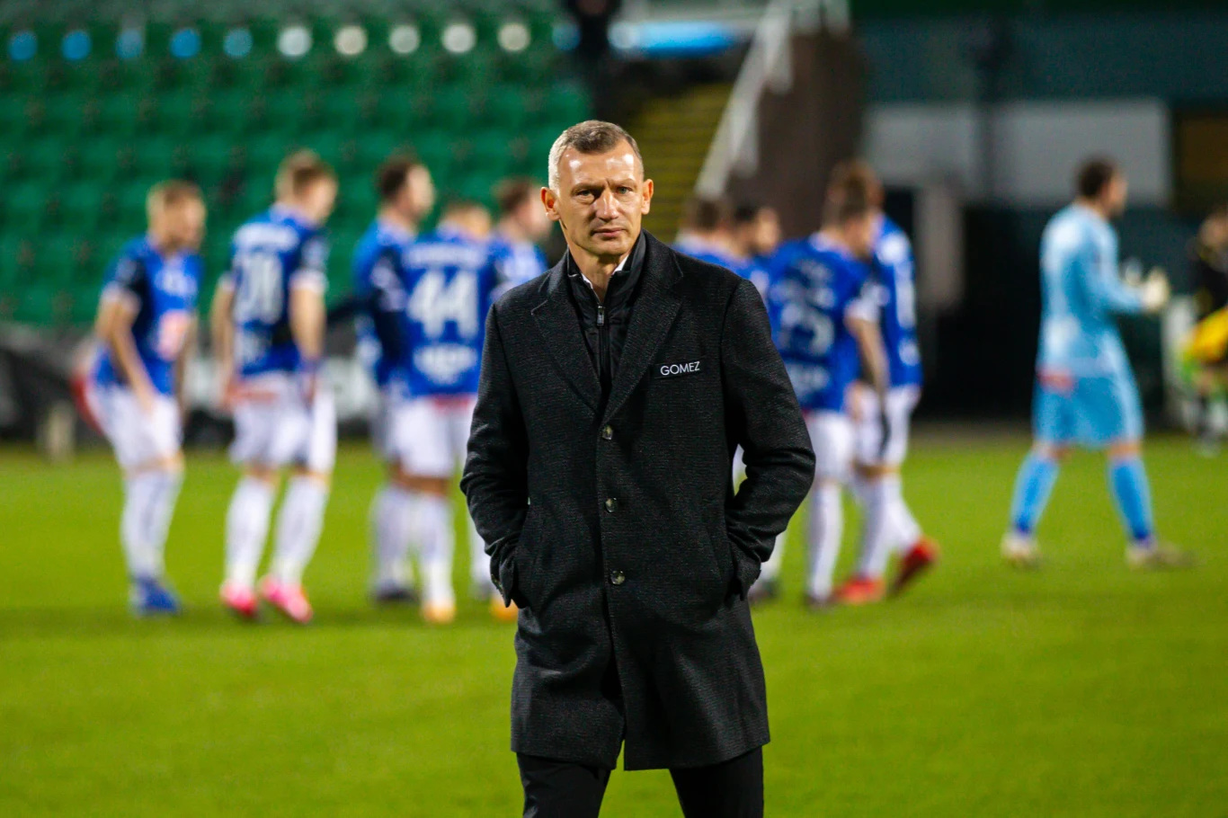 Trener Lecha Poznań Dariusz Żuraw Trener Lecha Poznań Dariusz Żuraw