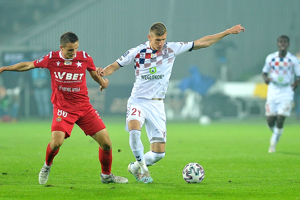 Mecz Gornika Zabrze z Wisłą Kraków Mecz Gornika Zabrze z Wisłą Kraków
