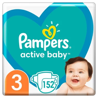 Pampers Active Baby 3, 152 Pieluszek,6kg-10kg - 5