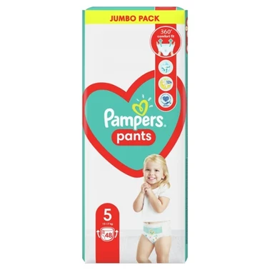 Pampers Pants Pieluchomajtki, rozmiar 5, 48 sztuk, 12kg-17kg - 7