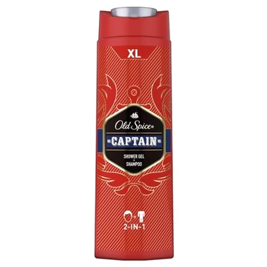 Old Spice Captain Męski żel pod prysznic i szampon ml Długotrwała świeżość - 6