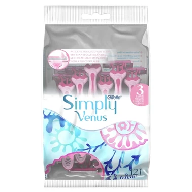 Gillette Simply Venus 3 Maszynki jednorazowe do golenia, 12 sztuk  - 0