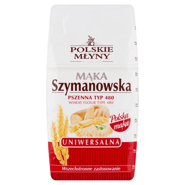 Polskie Młyny Mąka Szymanowska Uniwersalna pszenna typ 480 1 kg - 0
