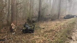 Do wypadku doszło na trasie pomiędzy miejscowościami Łobżenica-Rudna w powiecie pilskim 