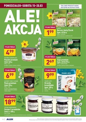 Promocje na Wielkanoc w Aldi!