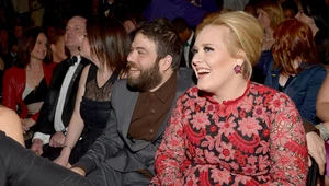Simon Konecki i Adele w 2013 r. podczas ceremoni Grammy