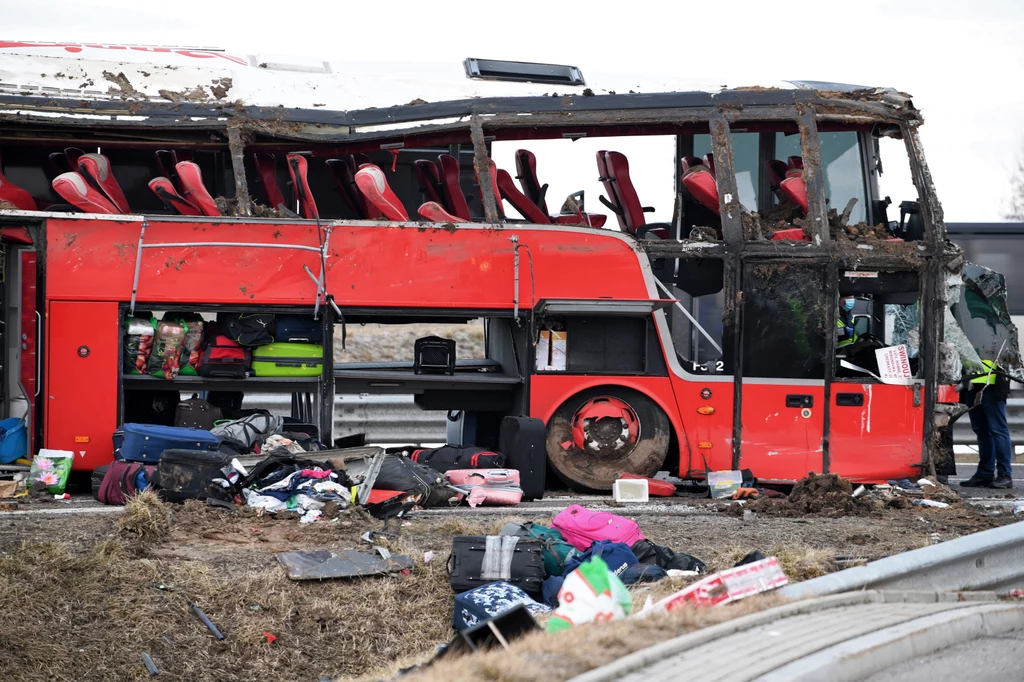 Autobus jechał w kierunku przejścia granicznego z Ukrainą. Autobus jechał w kierunku przejścia granicznego z Ukrainą.