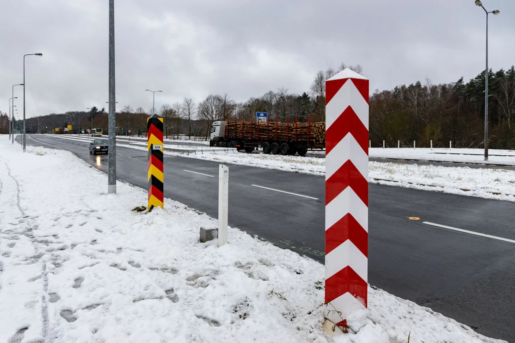 Na zdj. granica polsko-niemiecka w Lubieszynie Na zdj. granica polsko-niemiecka w Lubieszynie