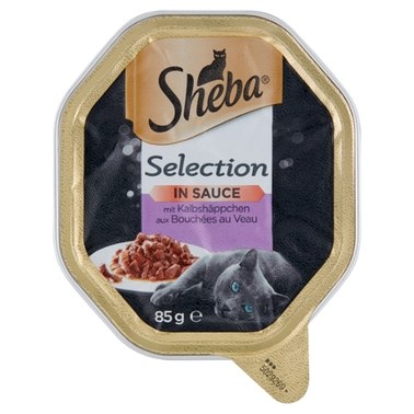 Sheba Selection Karma dla dorosłych kotów z kawałkami cielęciny 85 g - 1
