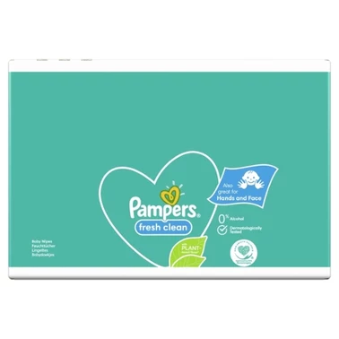 Pampers Fresh Clean Baby Wipes 1 Packs = 52 Wipes - 6