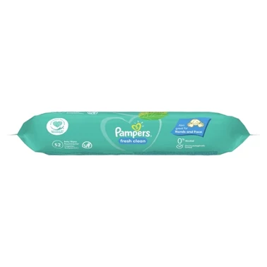 Pampers Fresh Clean Baby Wipes 1 Packs = 52 Wipes - 5