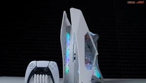 PlayStation 5 z chłodzeniem wodnym zaprojektowanym przez moddera Nhenhophach / fot.  <a href="https://www.facebook.com/nhenhophachfp/" target="_blank">profil Nhenhophach na Facebooku</a>