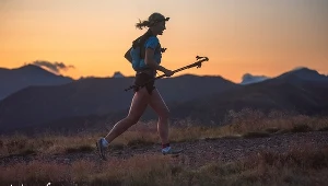 Katarzyna Solińska podczas Tatra Fest Biegu, wiodącego po tatrzańskiej grani. (Fot. UltraLovers)
