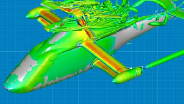 Wizualizacja aerodynamiczna / fot. TUM