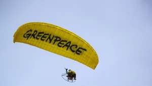 ​Akcja Greenpeace na dachu Europejskiego Banku Centralnego 