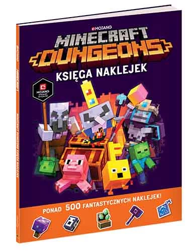 Minecraft Dungeons. Księga naklejek