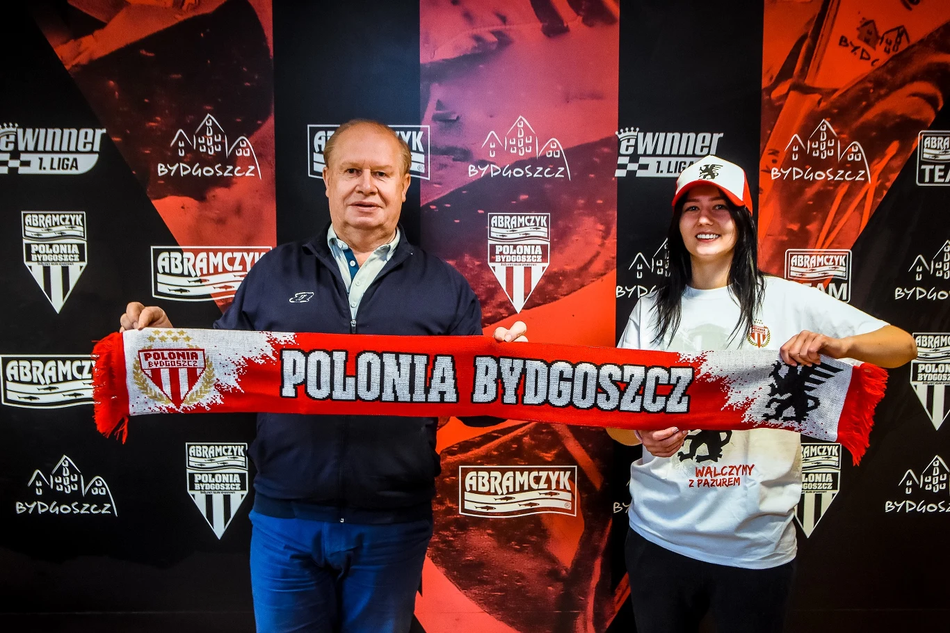 Wiktoria Garbowska z Jerzym Kanclerzem