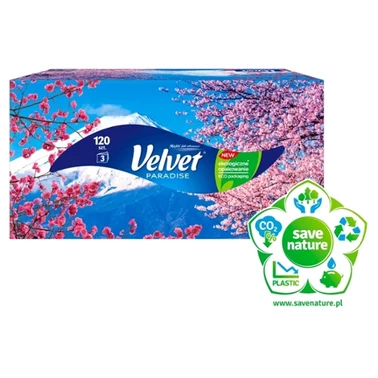 Velvet Paradise Chusteczki uniwersalne 3 warstwy 120 sztuk - 9
