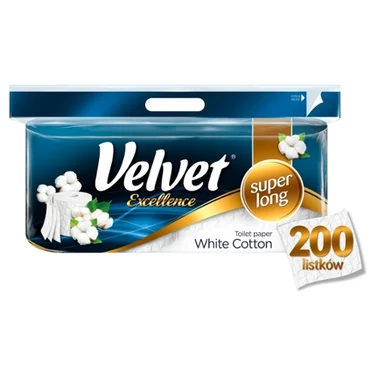 Velvet White Cotton Papier toaletowy 10 rolek - 4