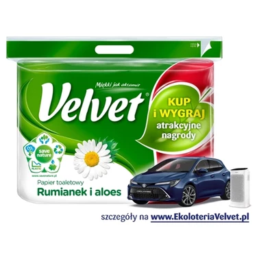 Velvet Rumianek i aloes Papier toaletowy 12 rolek - 8