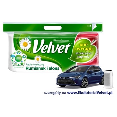 Velvet Rumianek i Aloes Papier toaletowy 8 rolek - 9