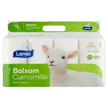 Lambi Balsam Camomille Papier toaletowy 8 rolek - 0