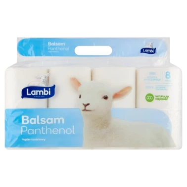 Lambi Balsam Panthenol Papier toaletowy 8 rolek - 0