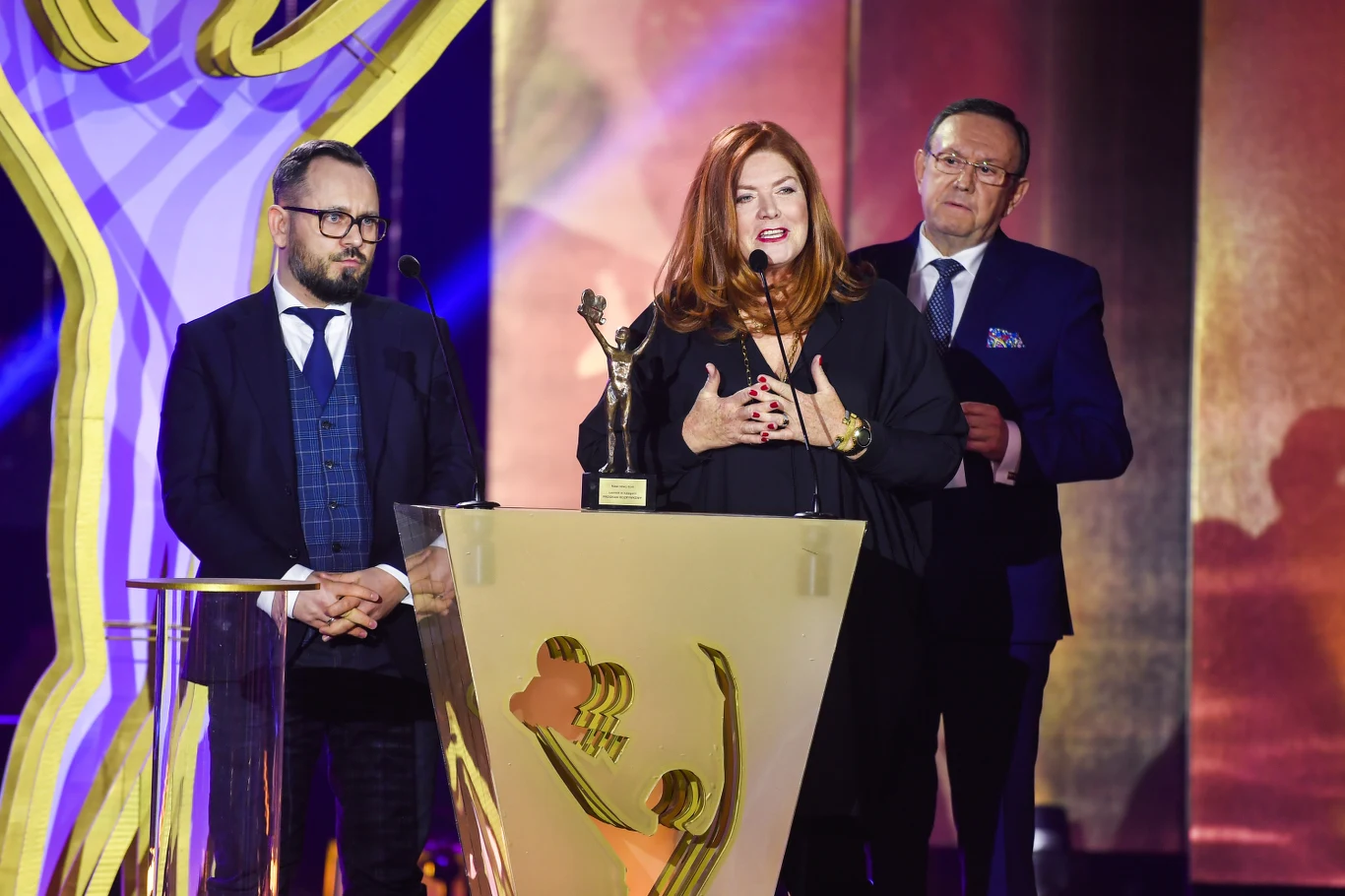 Katarzyna Dowbor odbiera "Telekamerę" Katarzyna Dowbor odbiera "Telekamerę"