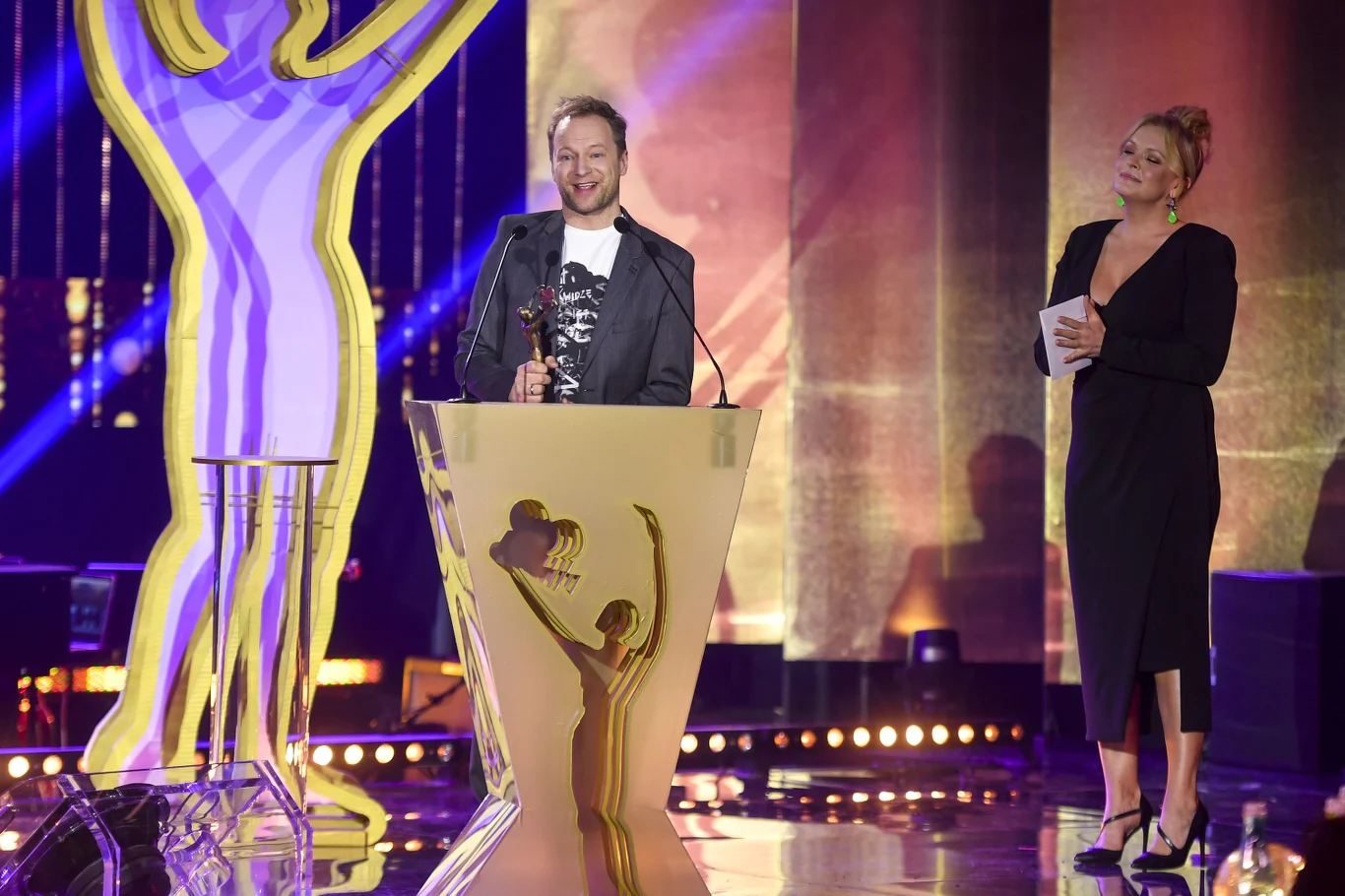 Maciej Stuhr odbiera "Telekamerę" Maciej Stuhr odbiera "Telekamerę"