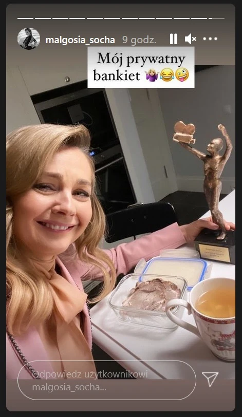 Zdjęcie opublikowane na Instagramie przez Małgorzatę Sochę Zdjęcie opublikowane na Instagramie przez Małgorzatę Sochę