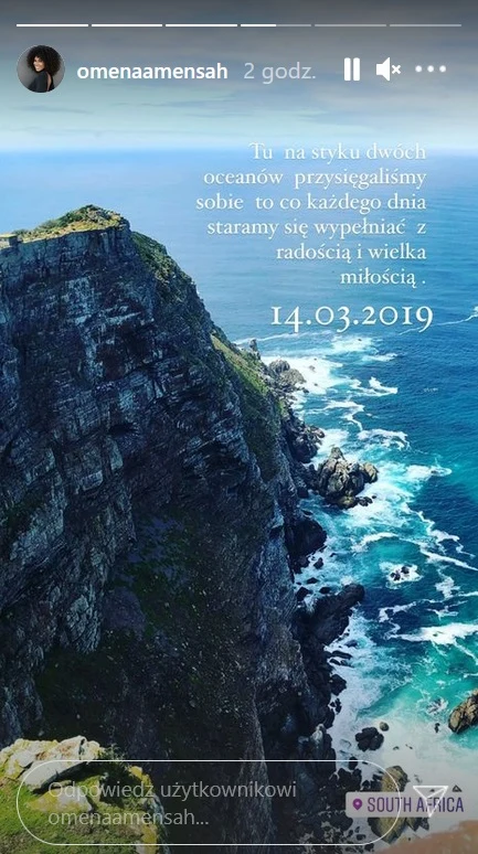 Omenaa wspomina ślub na Instagramie Omenaa wspomina ślub na Instagramie
