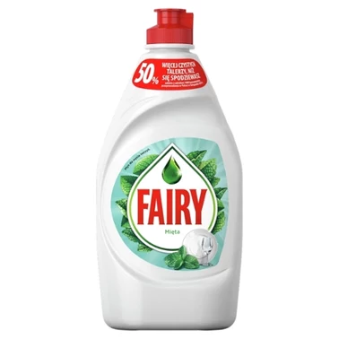 Fairy Aromatics Miętowy płyn do mycia naczyń  zapewniającą lśniąco czyste naczynia 430ml - 0