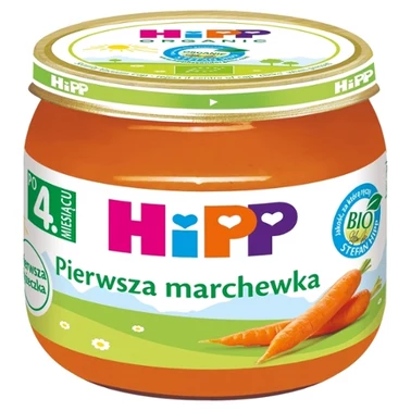 HiPP BIO Pierwsza marchewka po 4. miesiącu 80 g - 1