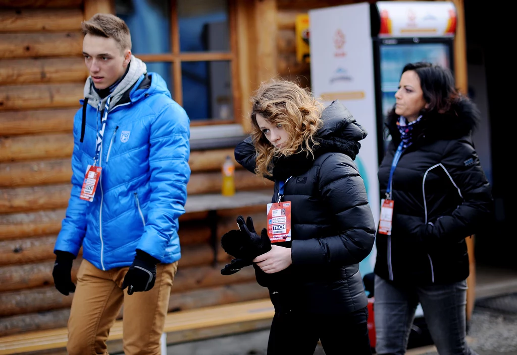Karolina Małysz ze swoim partnerem. Karolina Małysz ze swoim partnerem.