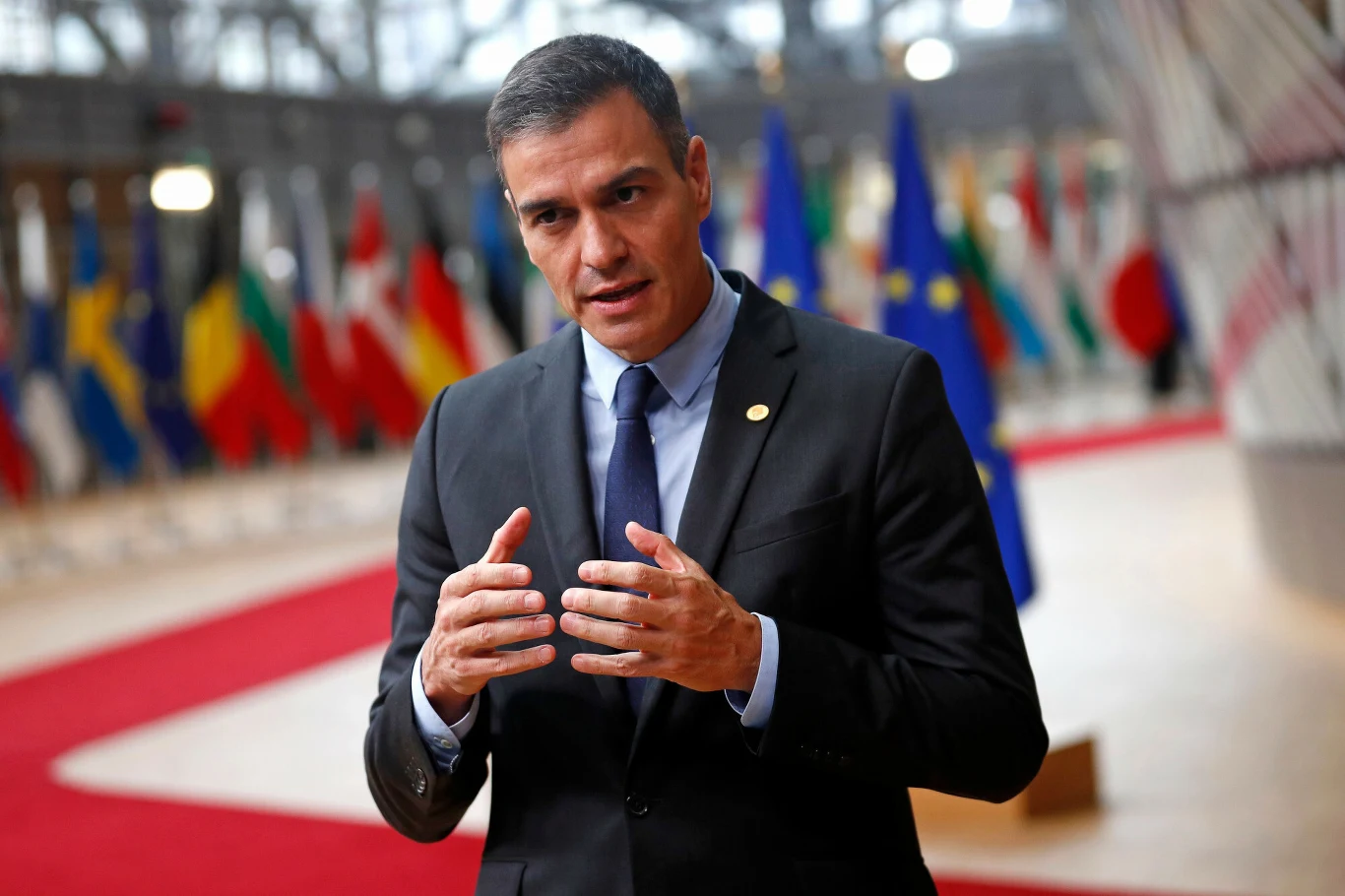 Premier Hiszpanii Pedro Sanchez Premier Hiszpanii Pedro Sanchez