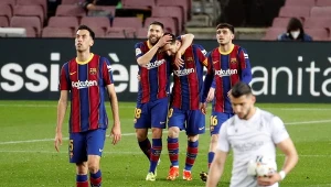 Primera Division. FC Barcelona - SD Huesca 4-1 w 27. kolejce