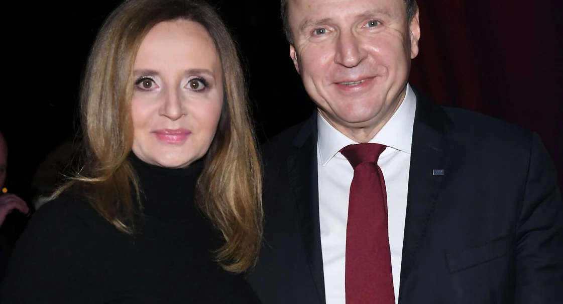 Joanna Kurska z Jackiem Kurskim