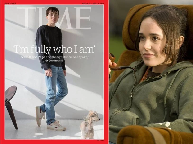 Elliot Page na okładce magazynu "Time" Elliot Page na okładce magazynu "Time"