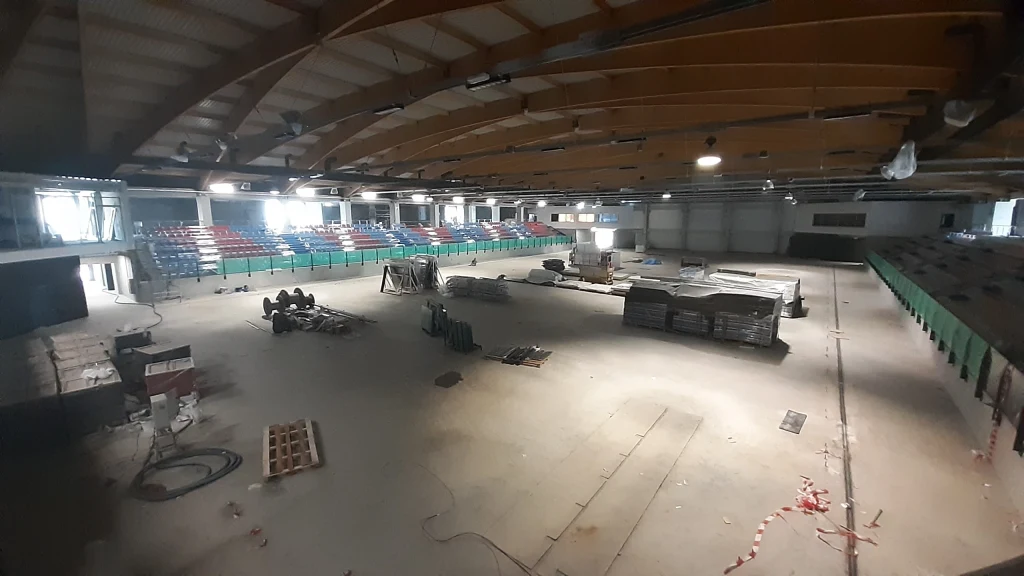 Budowane lodowisko w Bytomiu Budowane lodowisko w Bytomiu