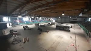 Budowane lodowisko w Bytomiu