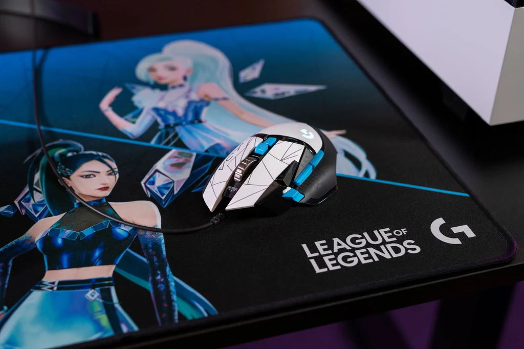 Sprzęt Logitech G skierowany do fanów gry League of Legends. Sprzęt Logitech G skierowany do fanów gry League of Legends.