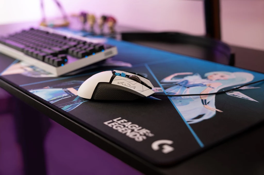 Sprzęt Logitech G skierowany do fanów gry League of Legends. Sprzęt Logitech G skierowany do fanów gry League of Legends.
