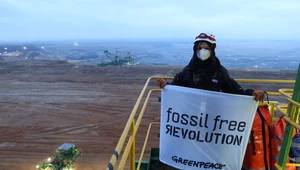 ​Akcja Greenpeace w kopalni Turów