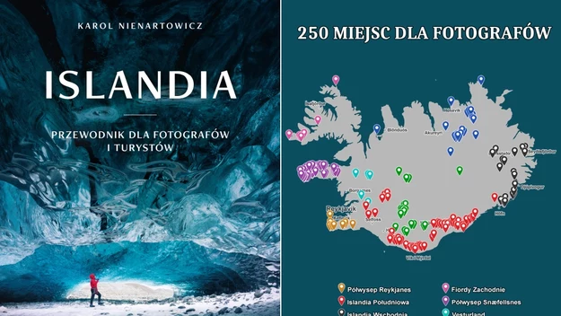 Zdjęcia oraz opisy pochodzą z e-booka autorstwa Karola Nienartowicza "Przewodnik Islandia dla fotografów i turystów". Publikacja zawiera opisy i dokładną lokalizację aż 250 miejsc na wyspie, które są atrakcyjne fotograficznie i turystycznie. Są wśród nich zarówno najbardziej popularne atrakcje, jak i miejsca mało znane i często pomijane. Każde z nich zostało opisane pod kątem atrakcyjności fotograficznej, a jego dokładną lokalizację zdradzają koordynaty GPS.