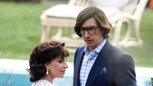 Lady Gaga i Adam Driver na planie "House of Gucci"