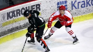 Damian Kapica (z prawej) i Bartosz Ciura z GKS-u Tychy