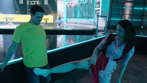 Anna Matysiak prezentuje kontuzjowane kolano