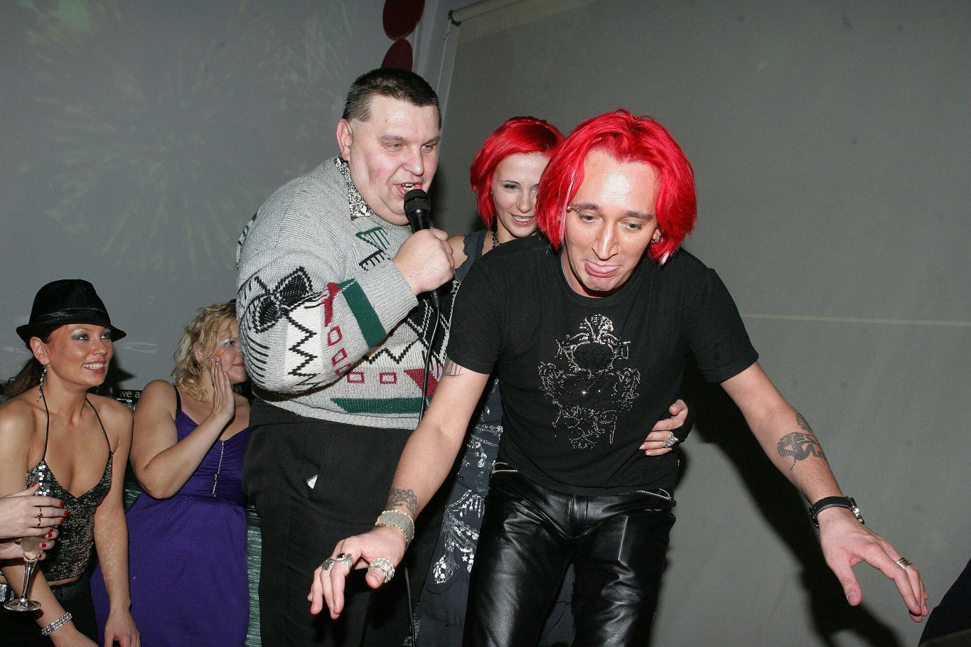 Michał Wiśniewski w klubie Extravaganza