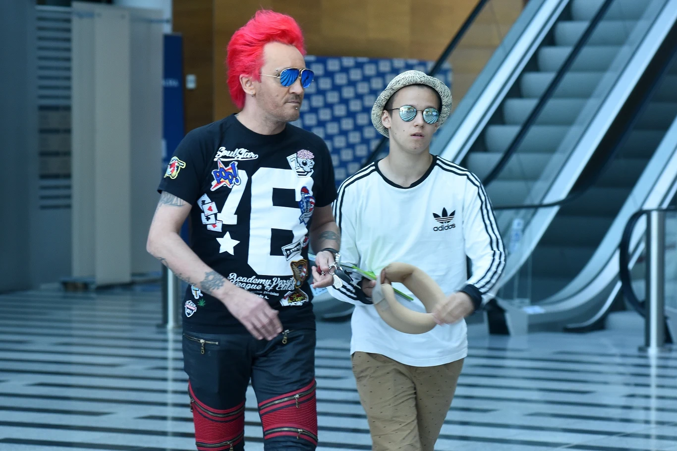 Michał Wiśniewski z synem Xavierem Michał Wiśniewski z synem Xavierem