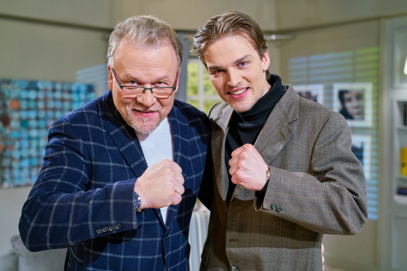 Jacek Lenartowicz z synem Erykiem 